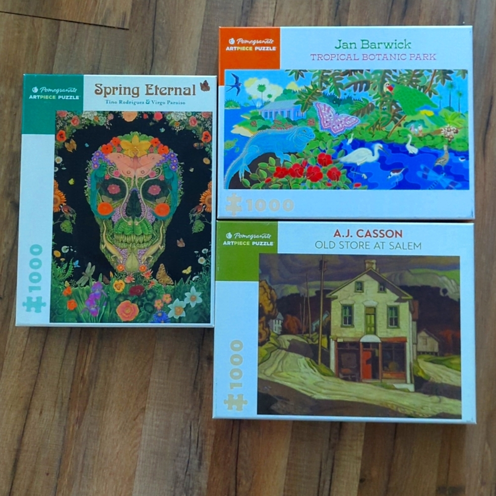 Pomegranate puzzles 🧩set of 3